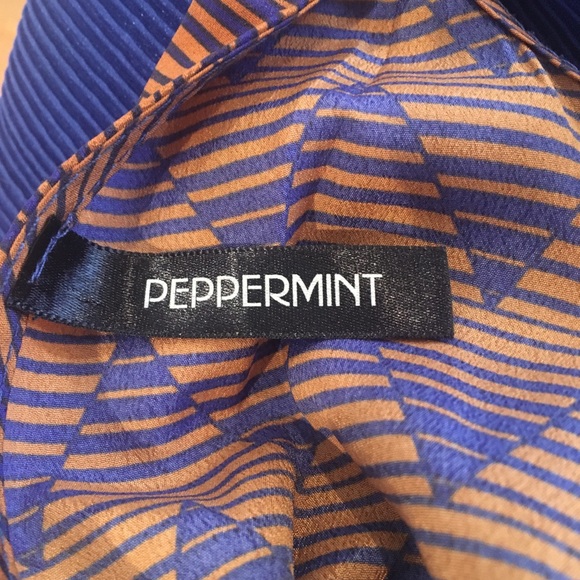 Blue & Orange Striped Dress - Picture 4 of 5